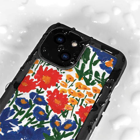 Bouffants and Broken Hearts Wild Garden 4 iPhone 15 Waterproof Case